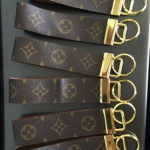 Louis Vuitton handmade key chain fob keychain